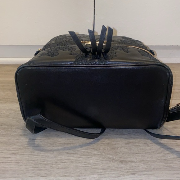 Michael Kors Black Embroidered Rhea Backpack - Picture 6 of 9